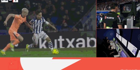 看球网-倒霉到家了，对阵皇社巴萨三个进球被吹、五次击中门框