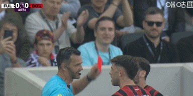 NBA直播-半场：富勒姆0-0伯恩茅斯，克里斯蒂、约西姆-安诺生先后染红