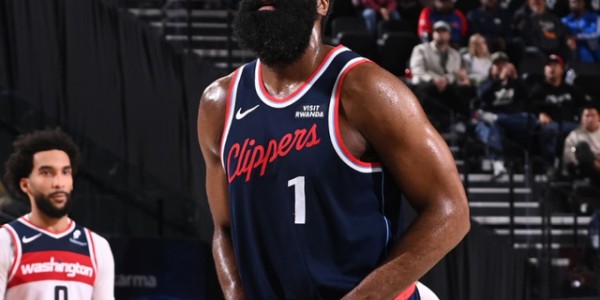 看球网-哈登从未想过离队！坚信快船能绝地反击 在家乡打球机遇千载难逢